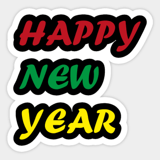 Happy new year Sticker